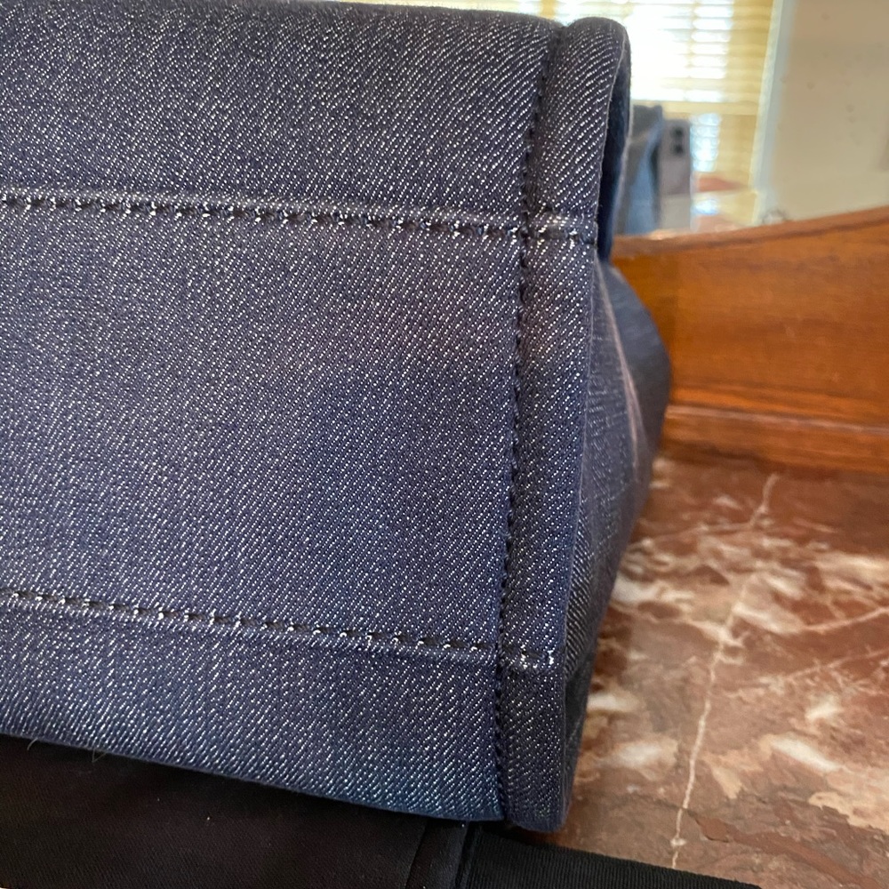 Chanel Deauville Denim Blue Medium MM Tote - Picture 6 of 14